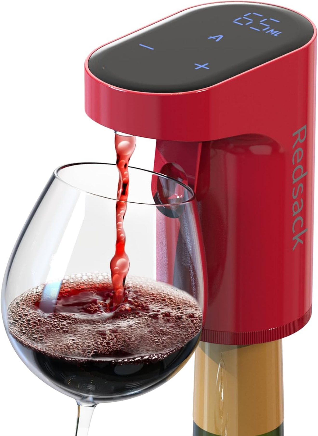 Redsack Smart Liquor Alcohol Digital Dispenser Decanter Aerator Pump Redsack - Rechargeable - Adjustable ml