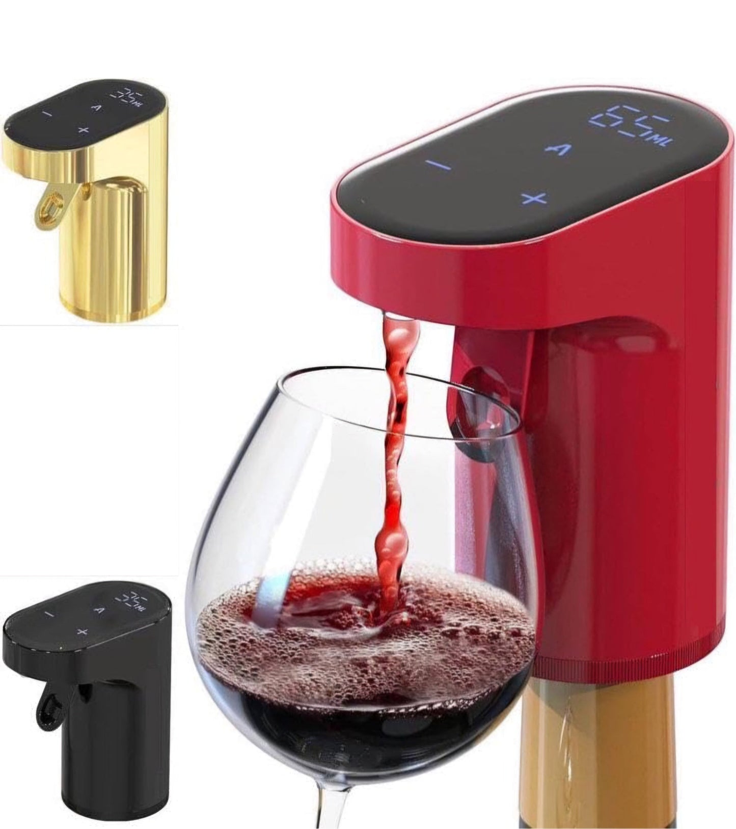 Redsack Smart Liquor Alcohol Digital Dispenser Decanter Aerator Pump Redsack - Rechargeable - Adjustable ml