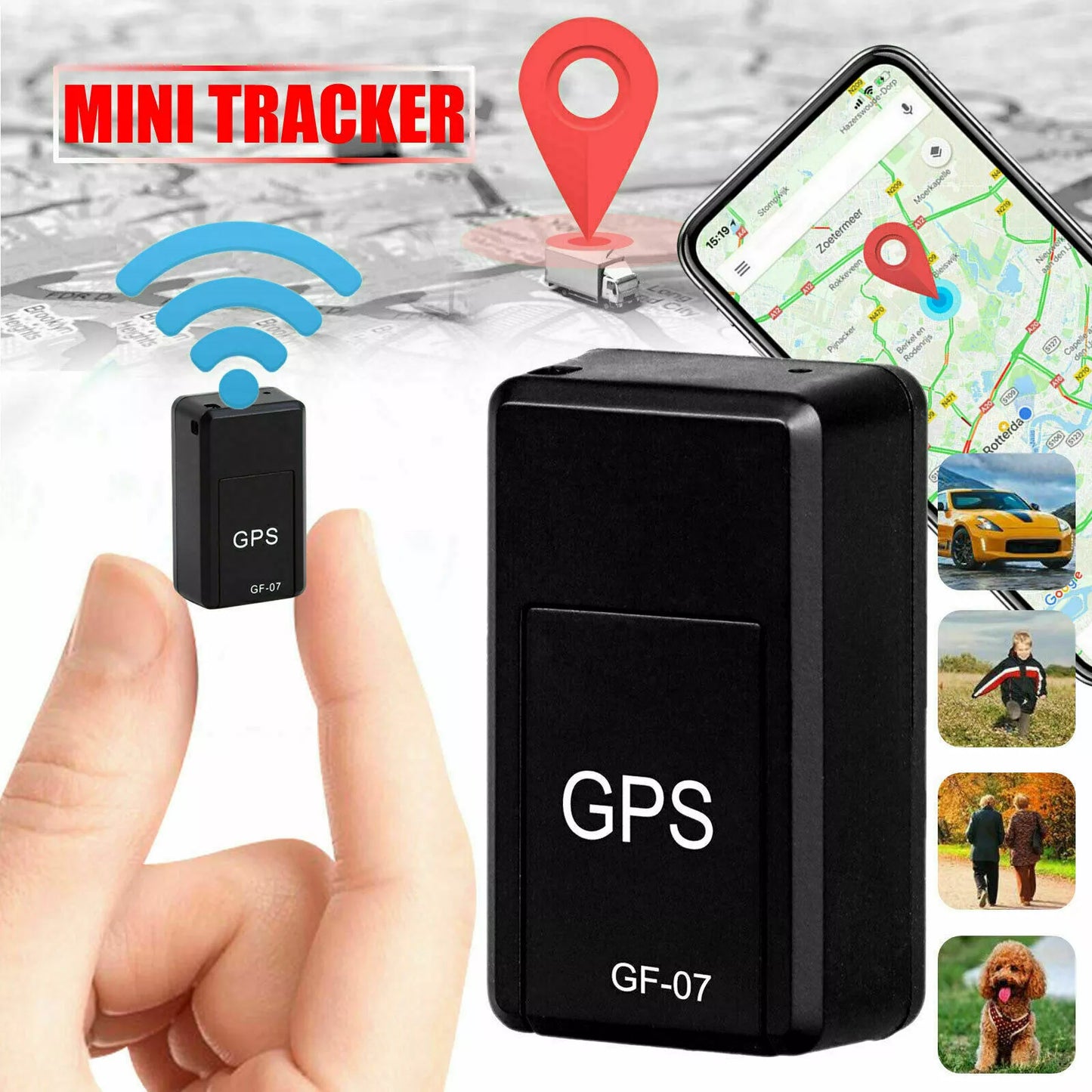 Mini GPS Tracker - Real-Time Tracking, Anytime & Anywhere